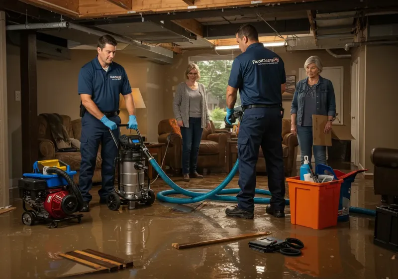 Basement Water Extraction and Removal Techniques process in Celina, TX